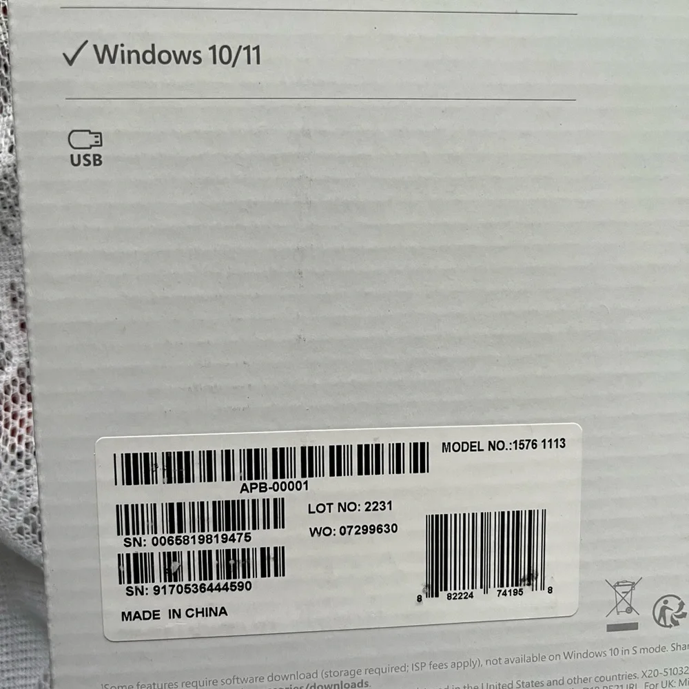 Microsoft Wired Desktop 600 (Black) - Wired Keyboard USB Connectivity.